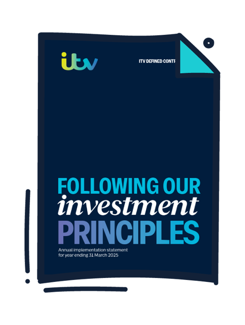 Implementation Statement cover - Following Our Investment Principles
